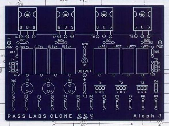 PASS LABS CLONE - ALEPH 3 Amplifier KK-PCB