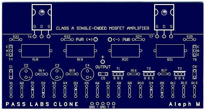 rangkaian pcb mini amplifier Mini amplifier with high power output